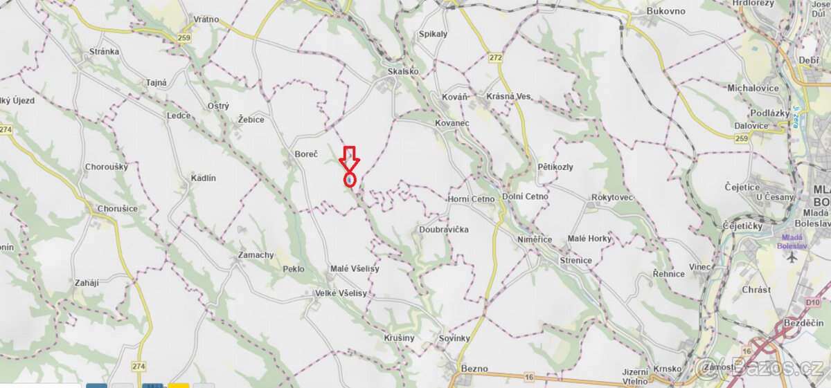 Prodej lesního pozemku k.ú. Boreč - 9