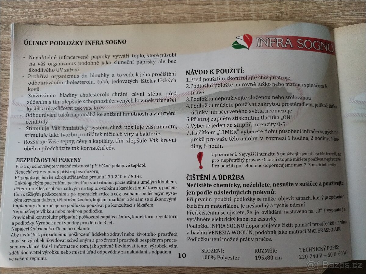 2x Podložka Infra sogno - 9