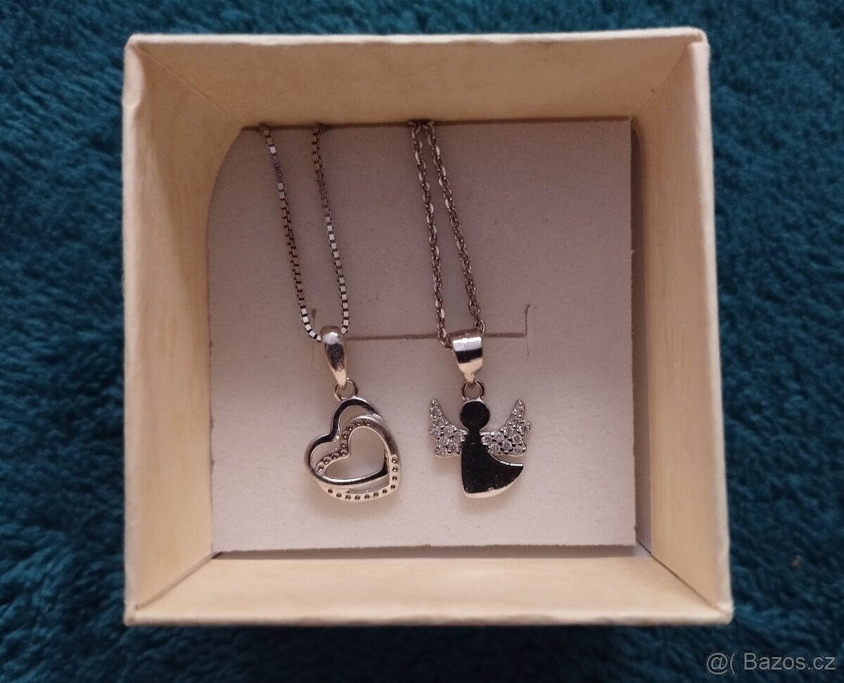 Stříbrné řetízky. - 9