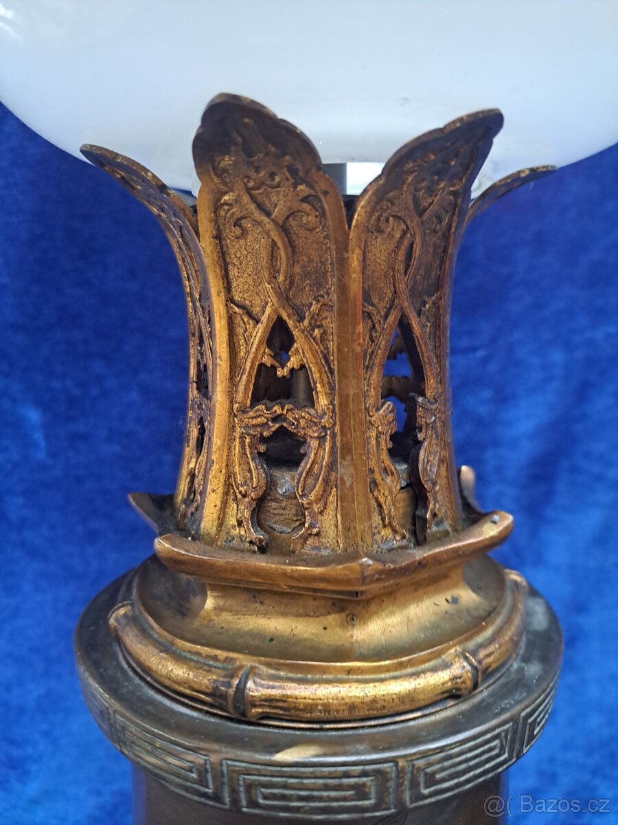 Dvě bronzové lampy - 9