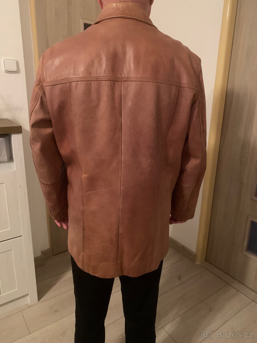 Pánské kožené sako XXL Mauritius - 9
