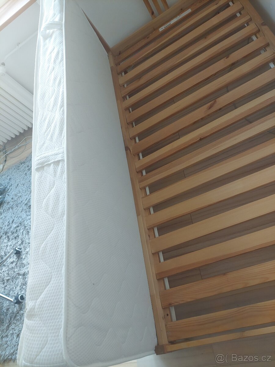 Dřevěná postel 90x200 - 9