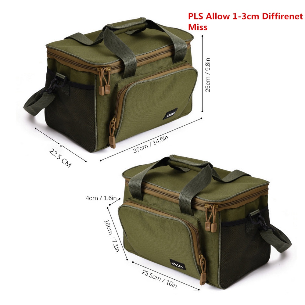 Rybářská taška přes rameno černá barva (nová) - 9