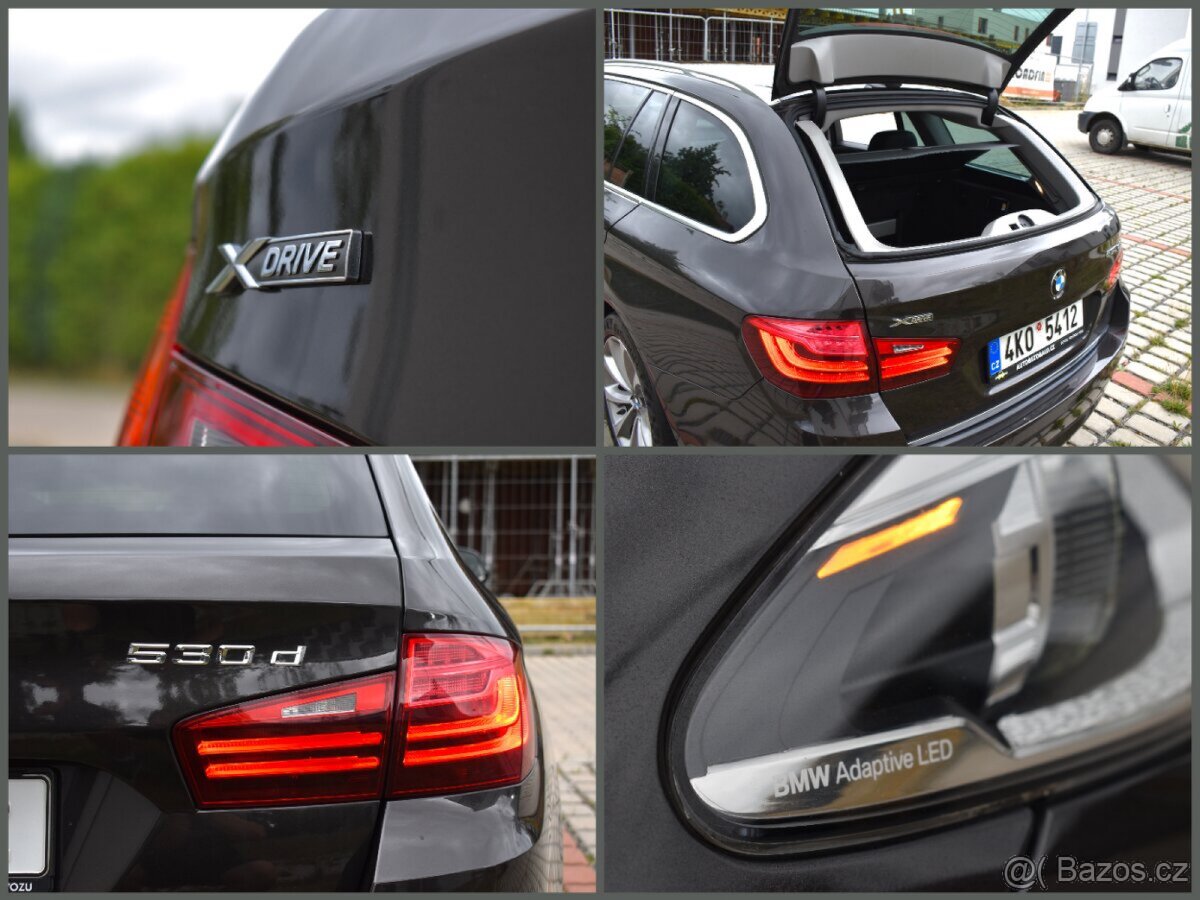 BMW 530d F11/2016/190kW/Luxury/1.majitel/ČR/head-up/kůže - 9