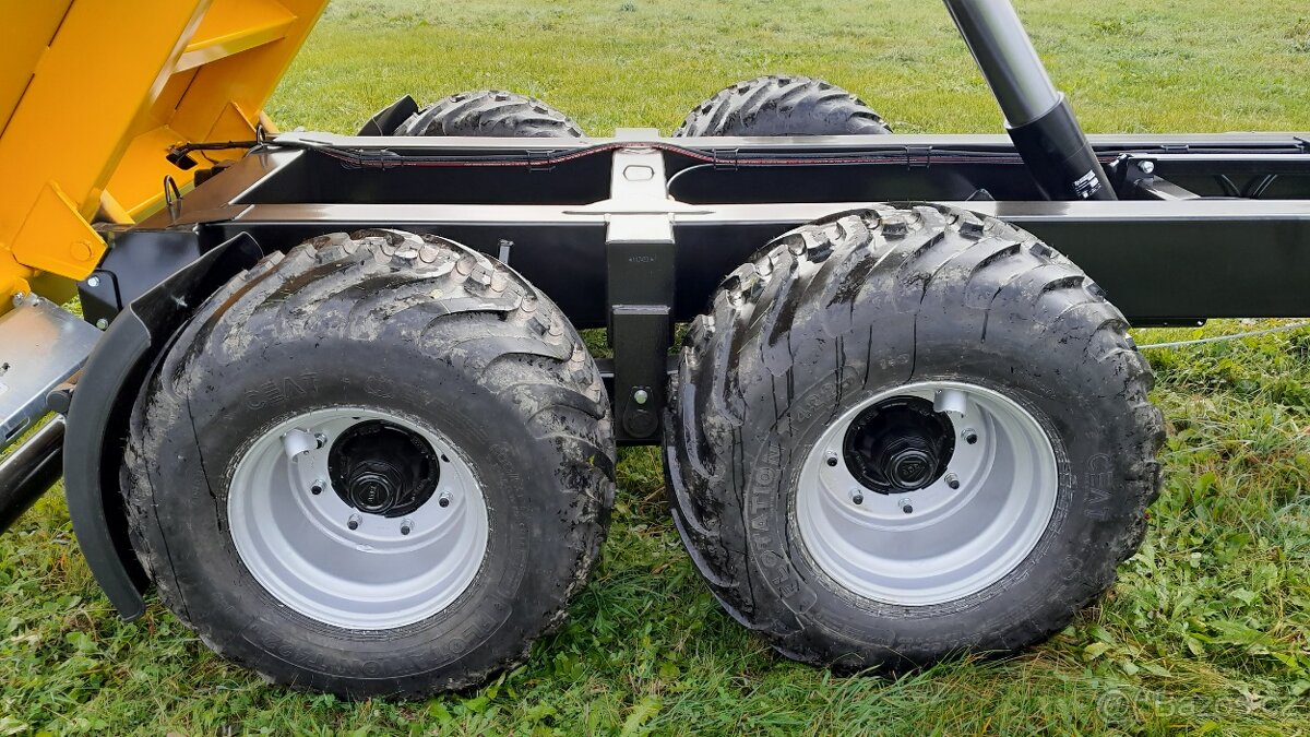 Traktorový návěs,Přívěs,Vlečka,Vlek za Traktor,Dumper 13t - 9