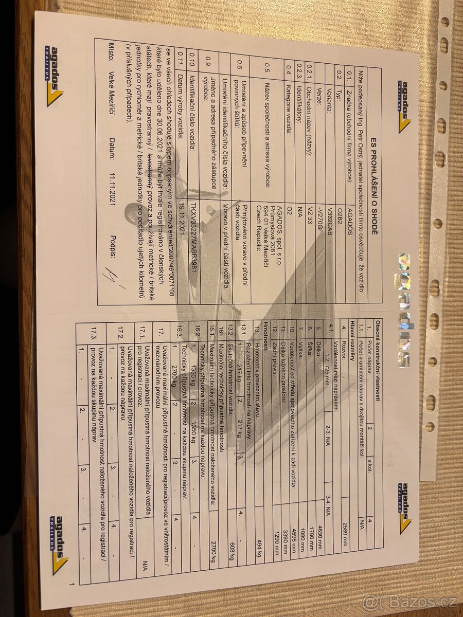 Přívěsný vozík - 9