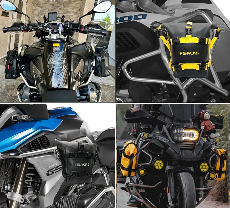 Tašky na rám, padáky, držáky, Crash Tašky, 2 kusy - 9