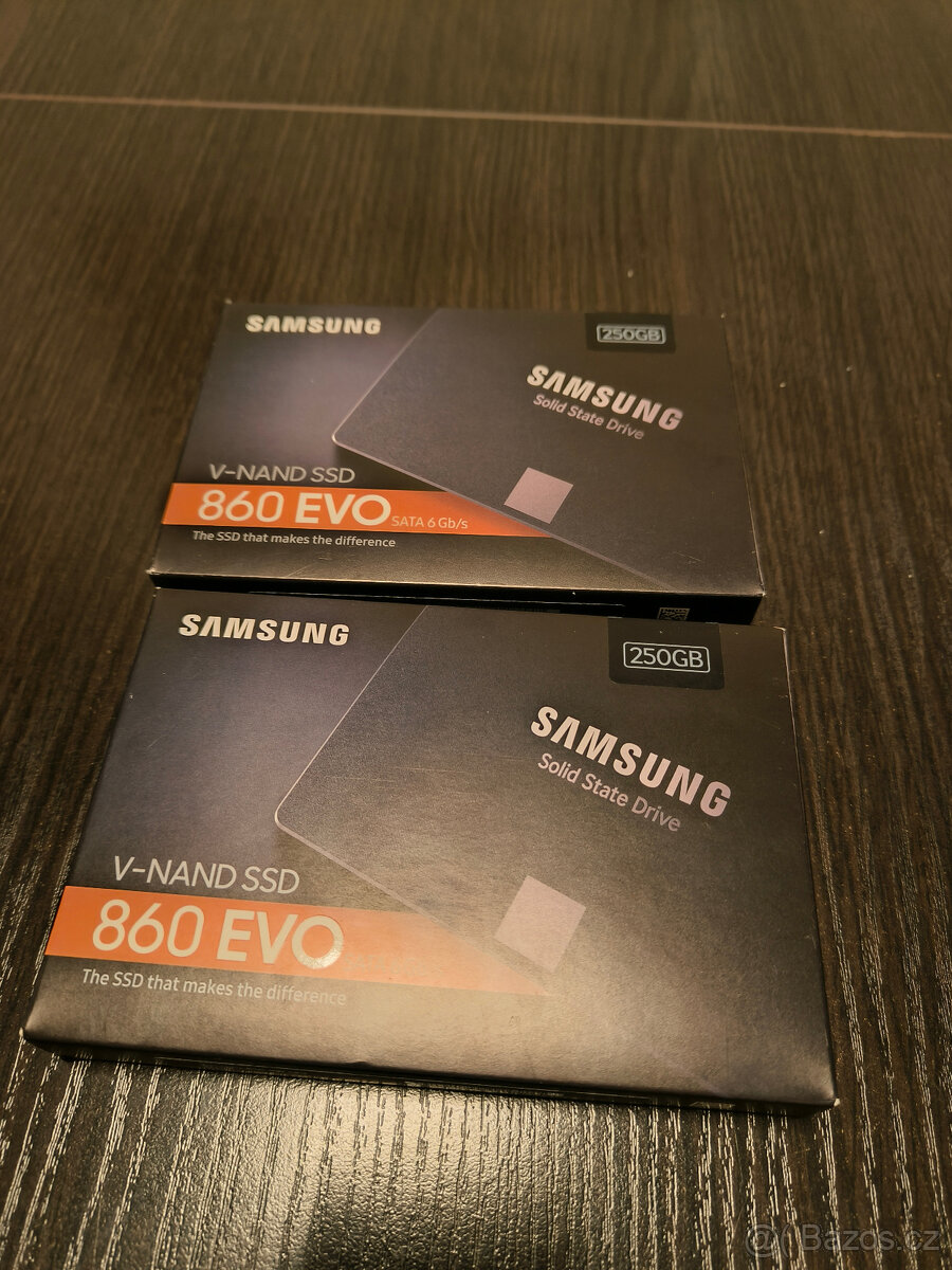 2x nový SSD disk 250GB Samsung 860 EVO - 9