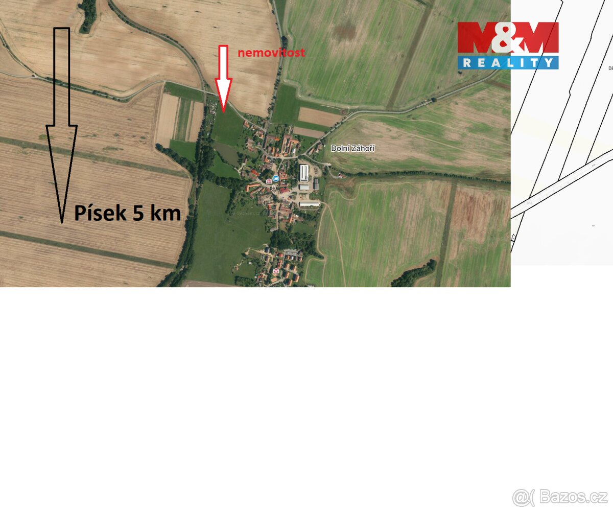 Prodej pozemku k bydlení, 10 988 m², Záhoří u Písku - 9