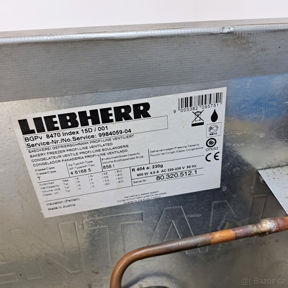 Pekařský mrazák Liebherr ProfiLine - 9