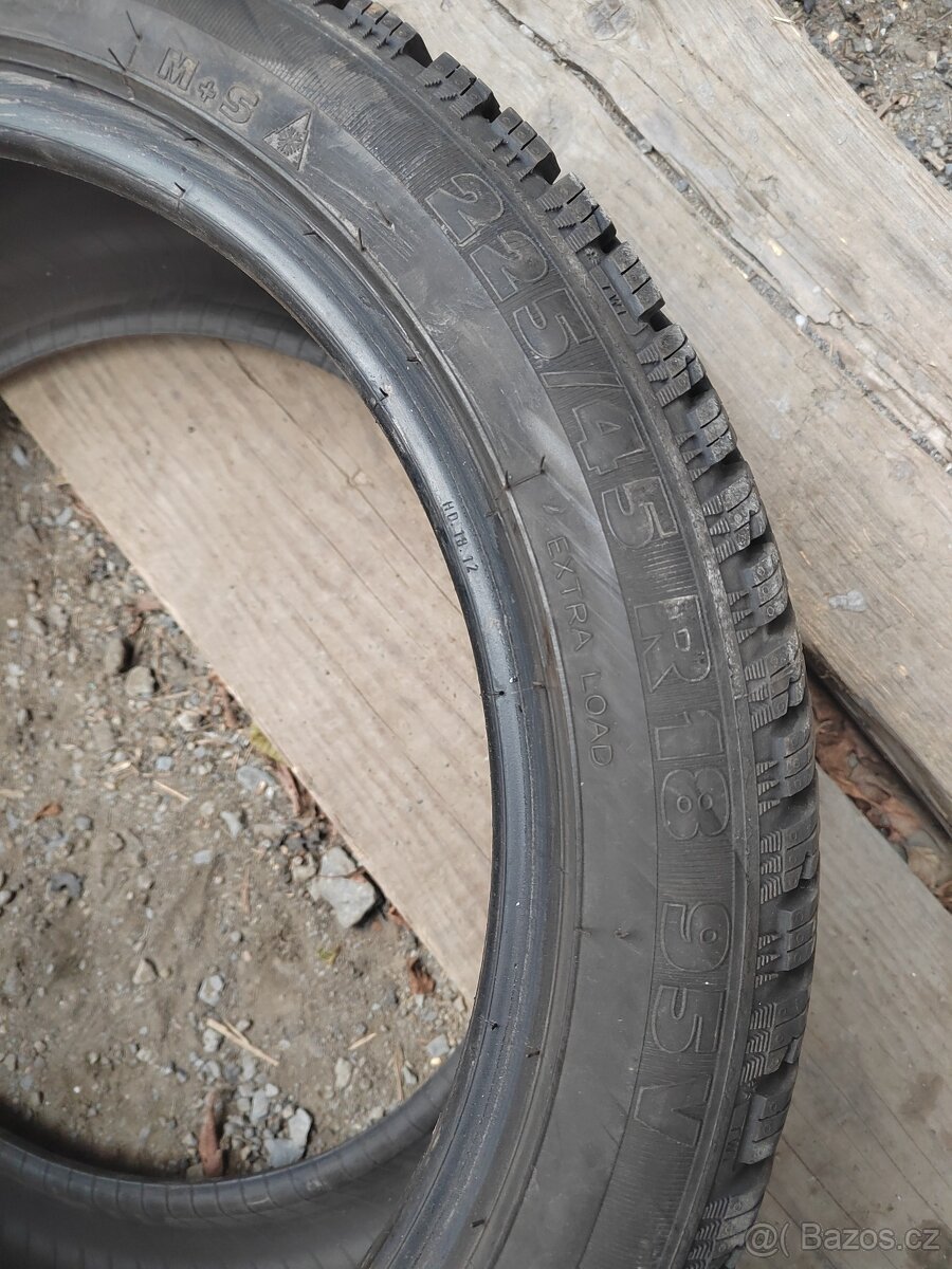 Prodám zánovní zimní pneu 225/45/18 Riken Snow 95V - 9