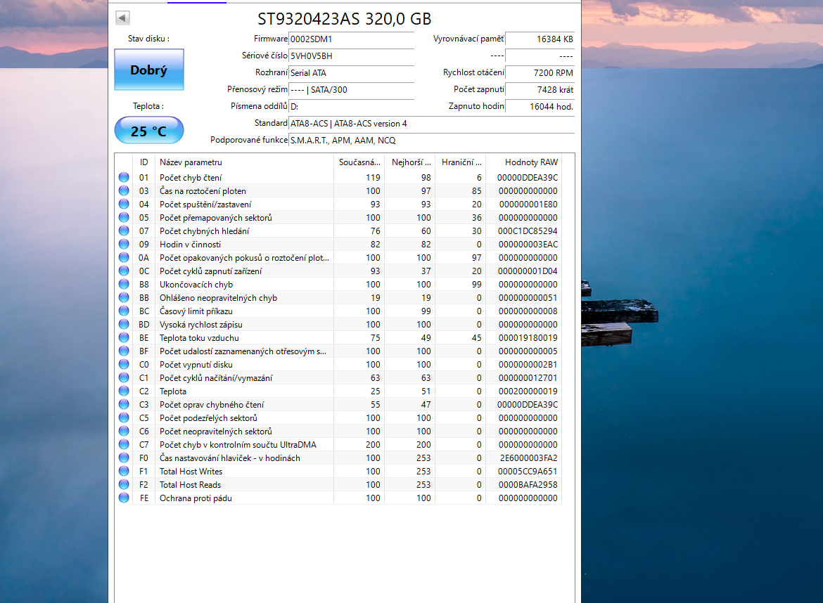 5x 320gb sata hdd do bez vadných sektorů - 9