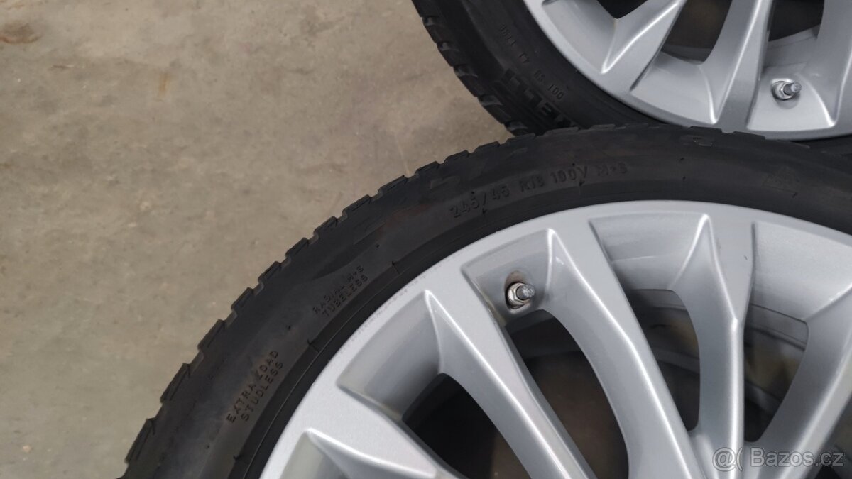 Alu kola BMW 5x112 18" R18 zima 245/45/18 Pirelli - 9
