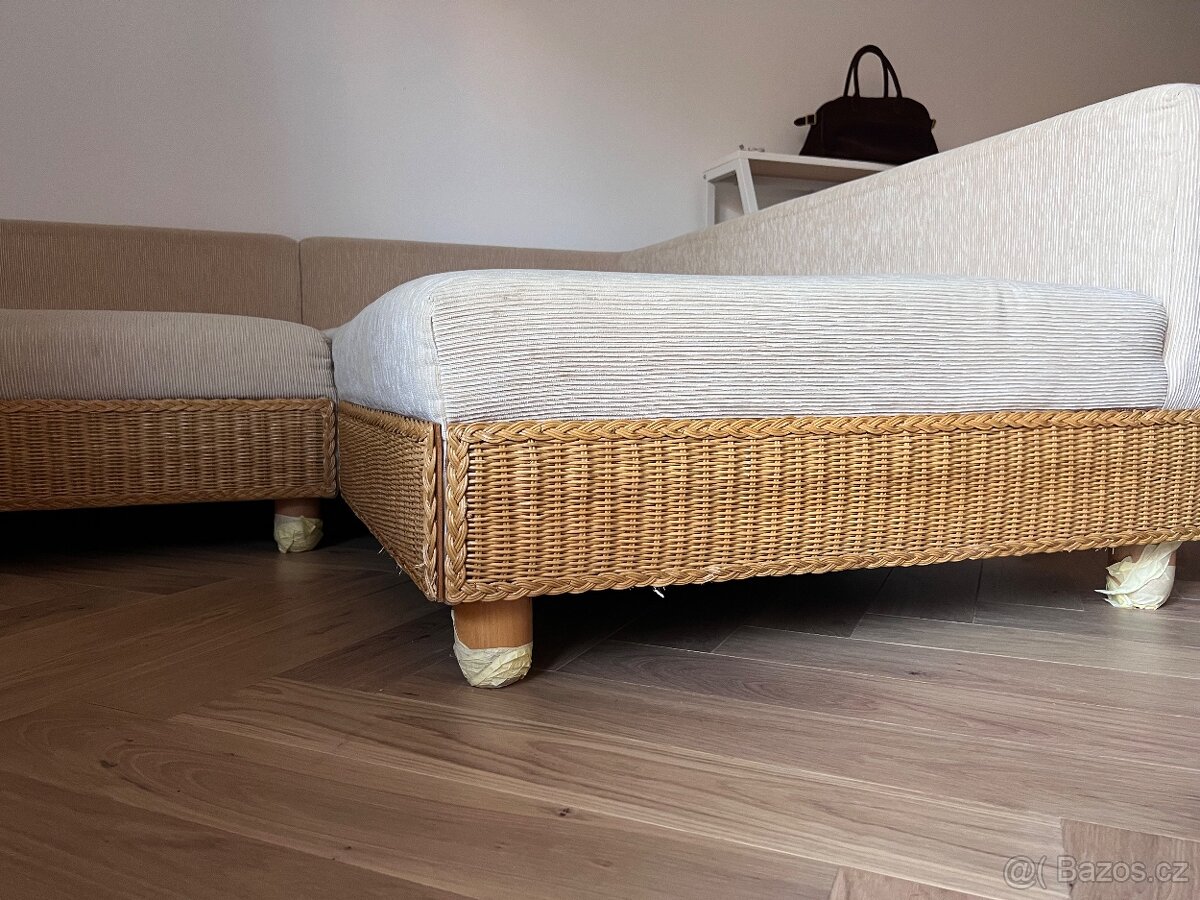 Modulární rohová sedačka+taburet-VariabilníSestava - 9