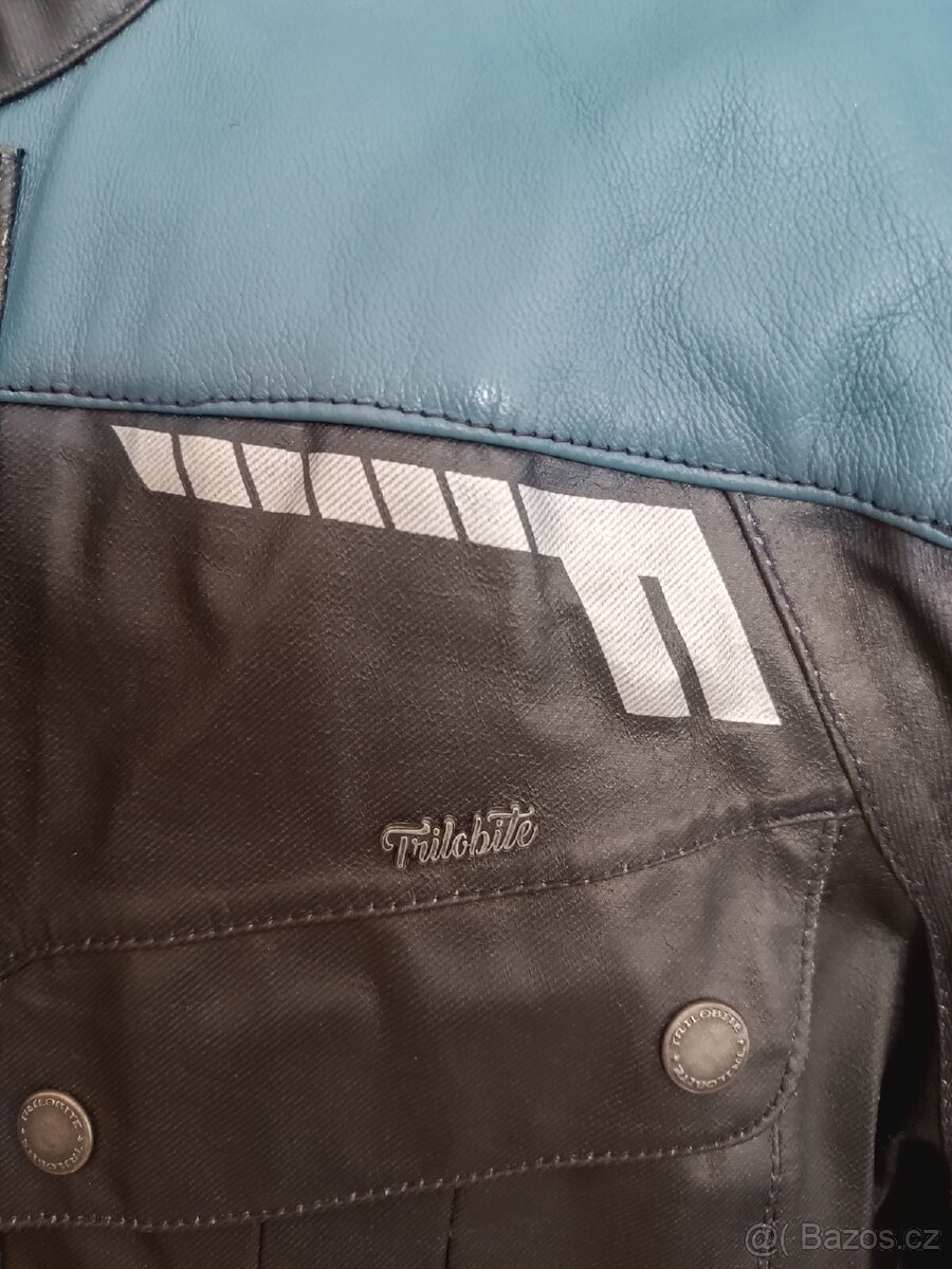 Pánská kožená bunda na motorku - 9