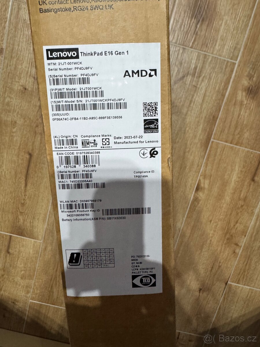 LENOVO ThinkPad E16 Gen 1 - 9