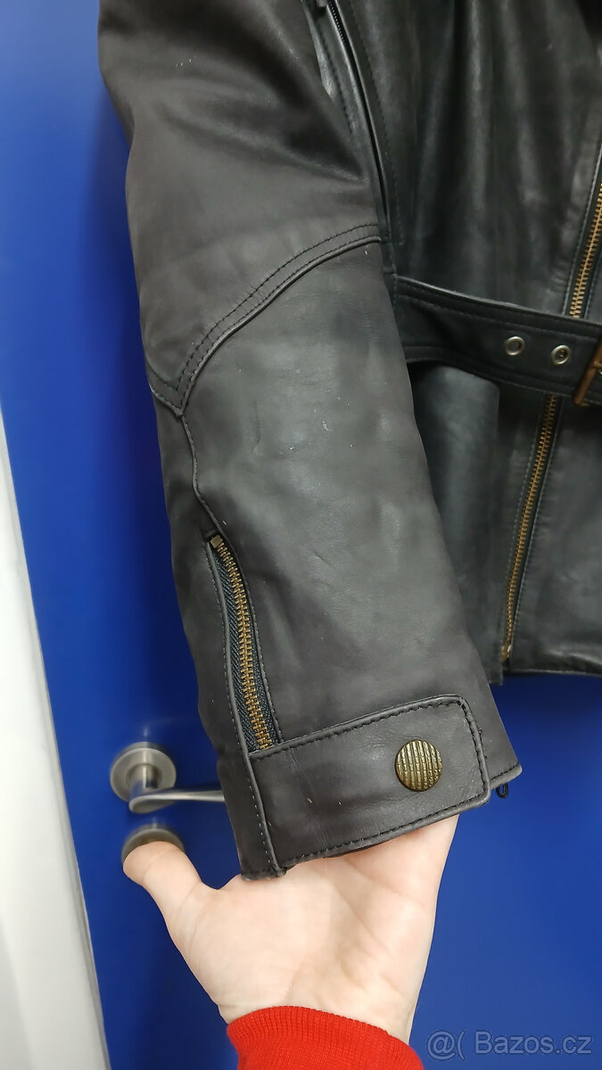 Dámská kožená motorkářská bunda/ křívák HELD, velikost 44 - 9