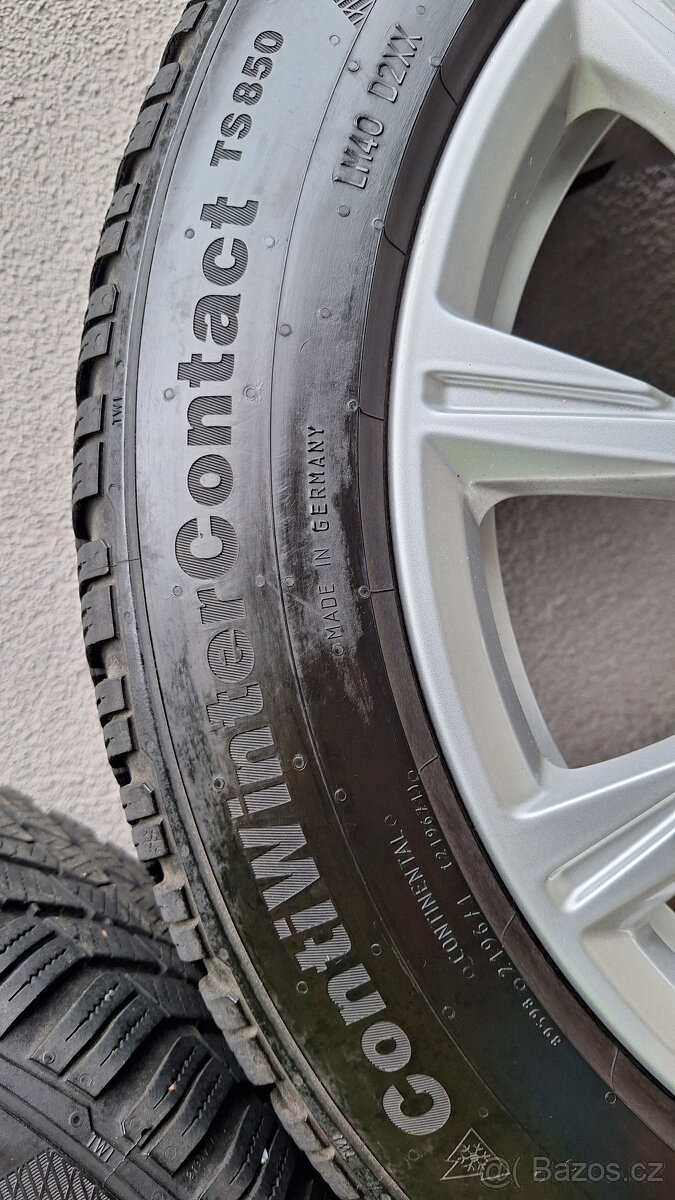 Audi A4 B9 original - typ V spoke 225/50 R17 zimní sada - 9