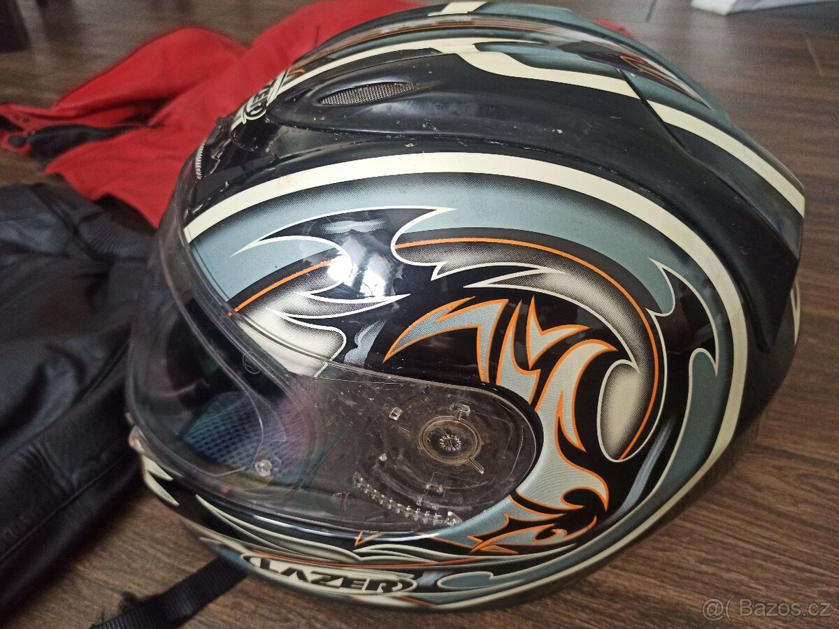 Dámská kožená dvoudílná kombinéza PSI+ doplňky - 9