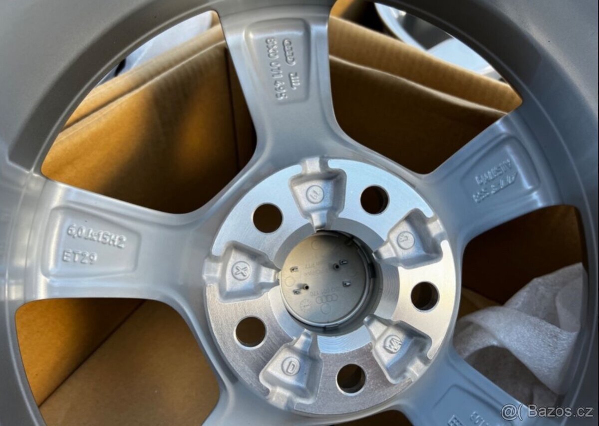 Alu sada Škoda - Vw - 5/100 - R15” - 9