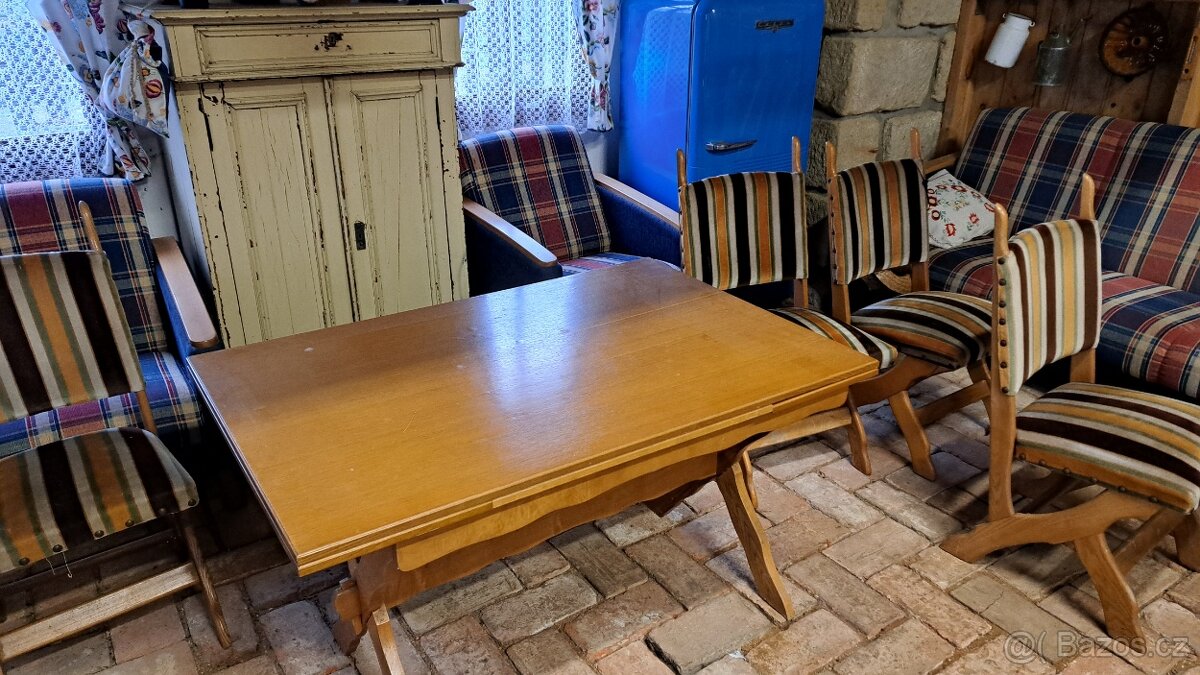 Židle+stůl retro - 9