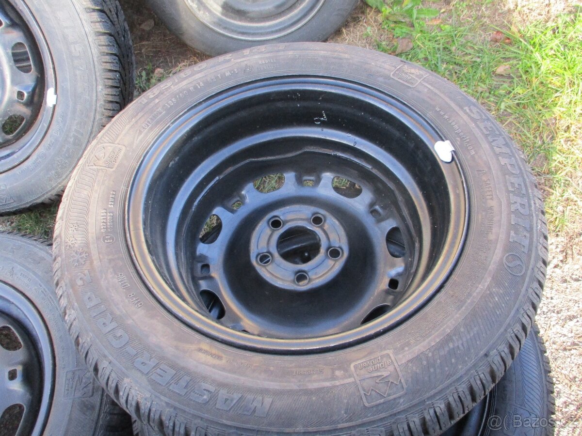 Rafky 5x100 R14 Pneu zimní 185/60 R14 v Lužnice - 9