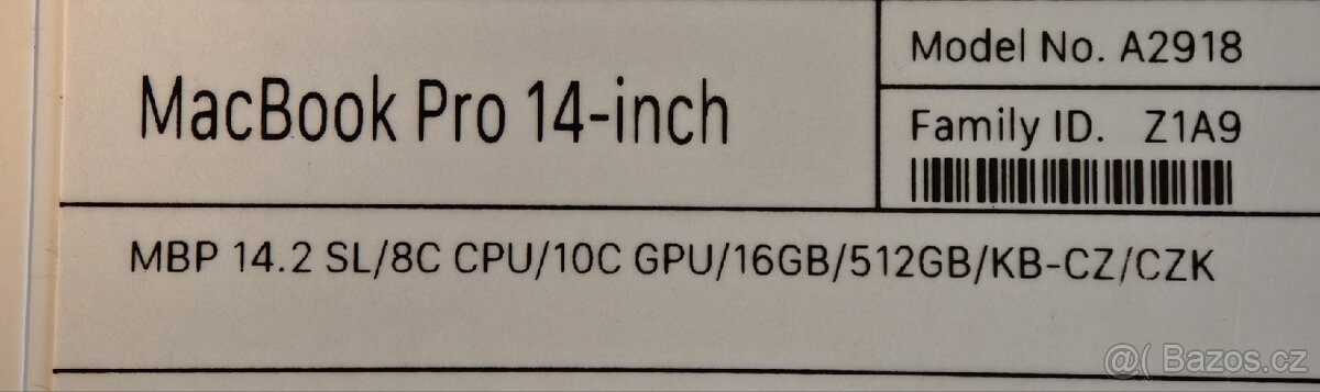 Macbook Pro 14 inch M3, 16 GB, 512 GB - 9