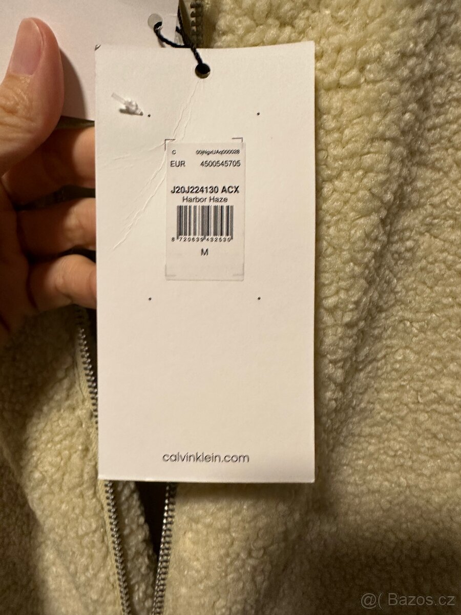 Calvin Klein Jeans teddy fleecova bunda - 9