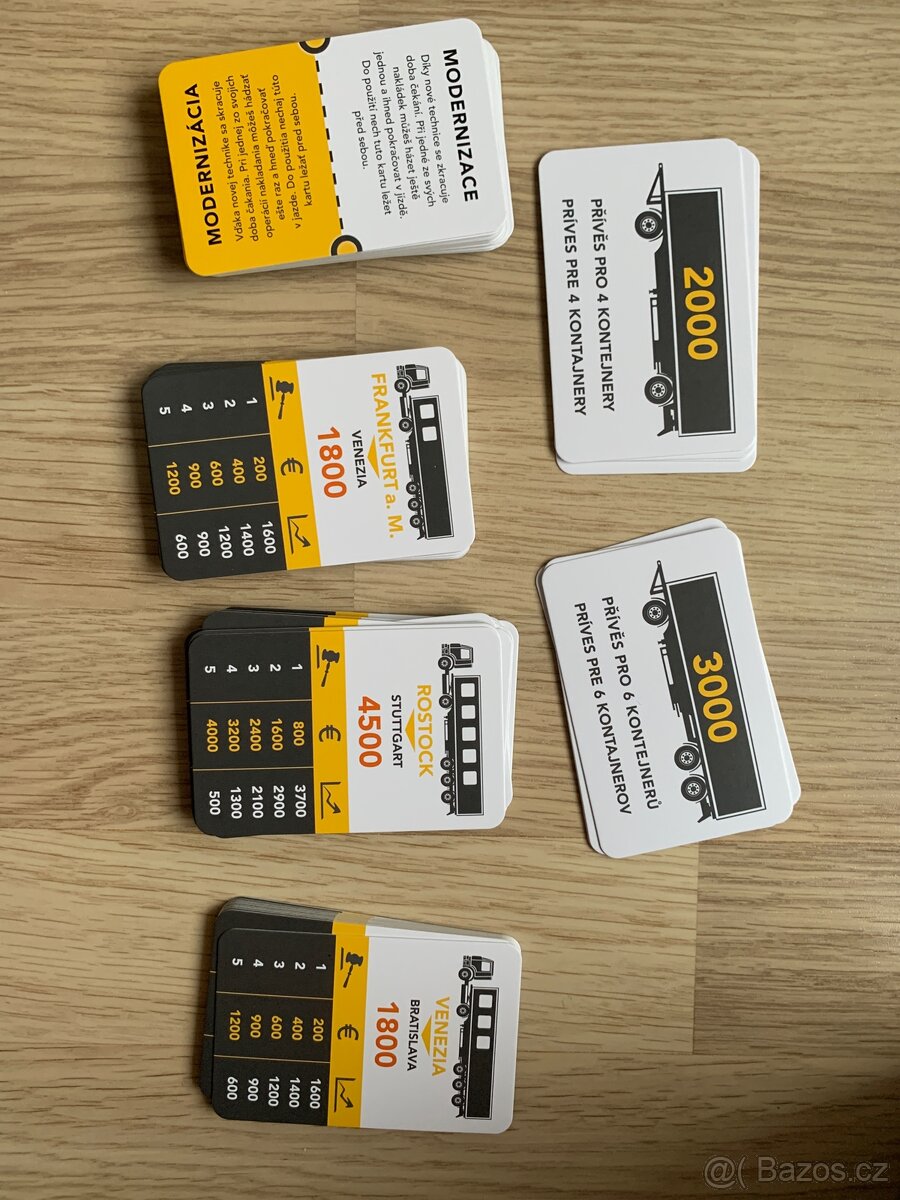 Stolní desková hra - kamionem po Evropě - 9