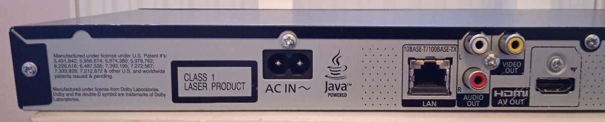 PANASONIC DMP-BD75 BLURAY - 9