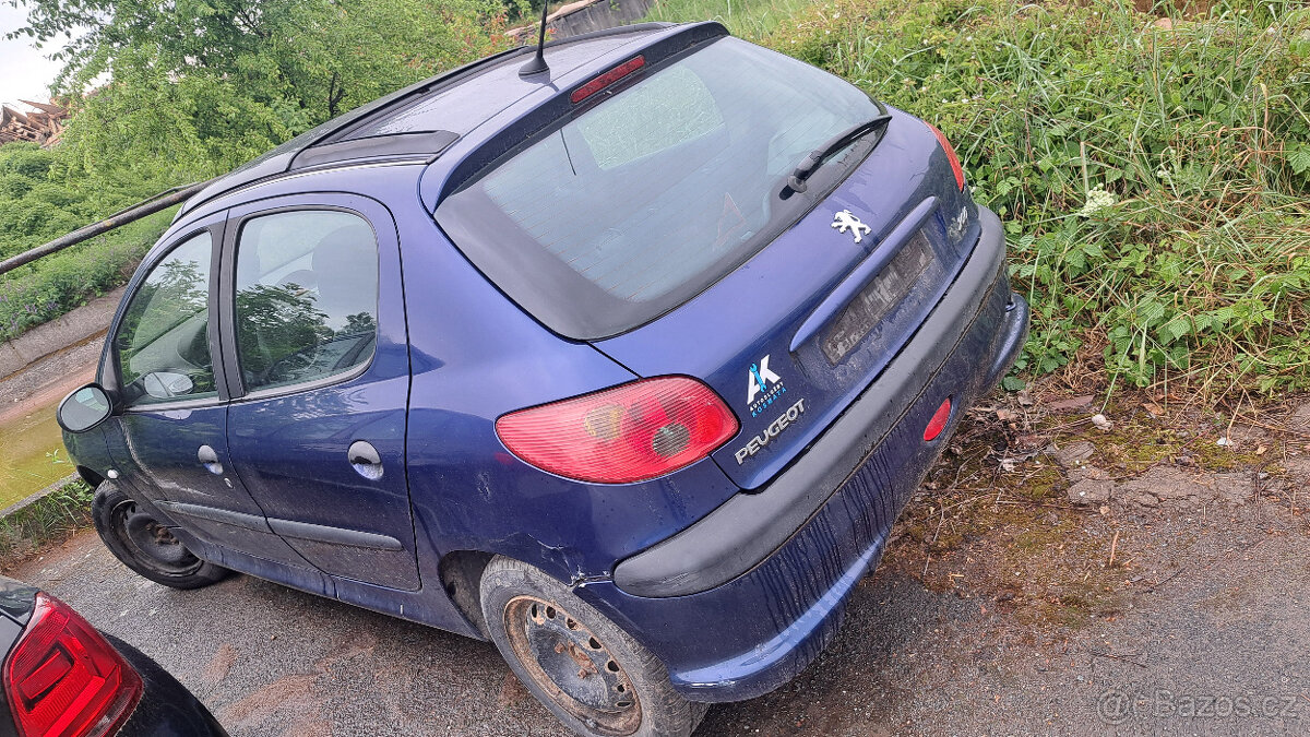 náhradní díly Peugeot 206 cc 2,0i - 100kw + 1,4i 55kw - 9