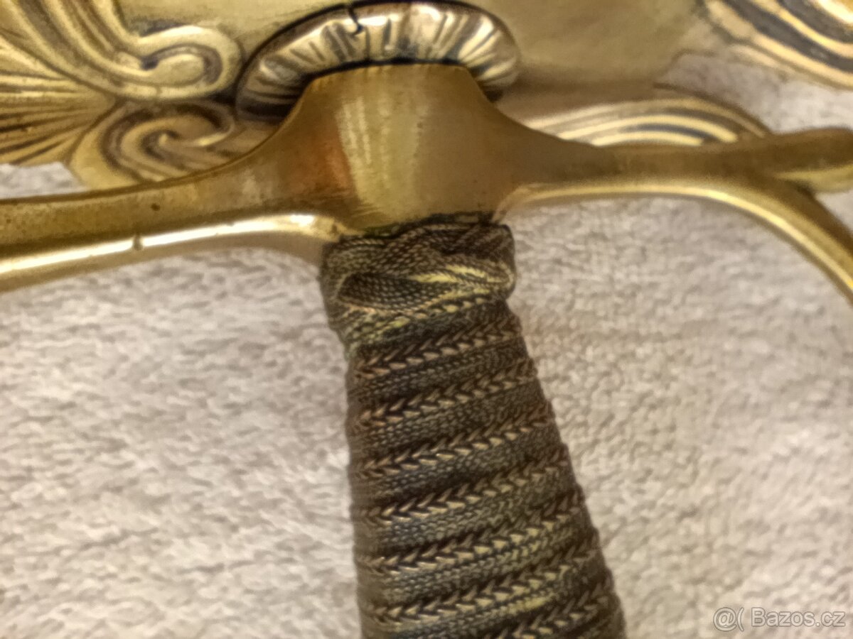 Francouzský gravírovaný důstojnický kord - 1790-1820 - I.C.B - 9