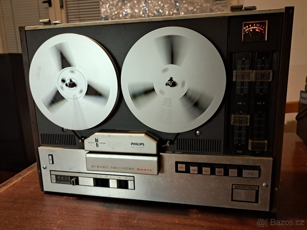 Kotoučový magnetofon Philips N4414 po servisu - 9