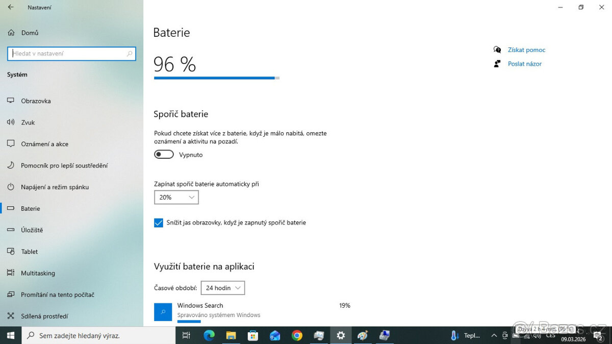 notebook Dell Vostro 3560 s novým Windows 10 - 9