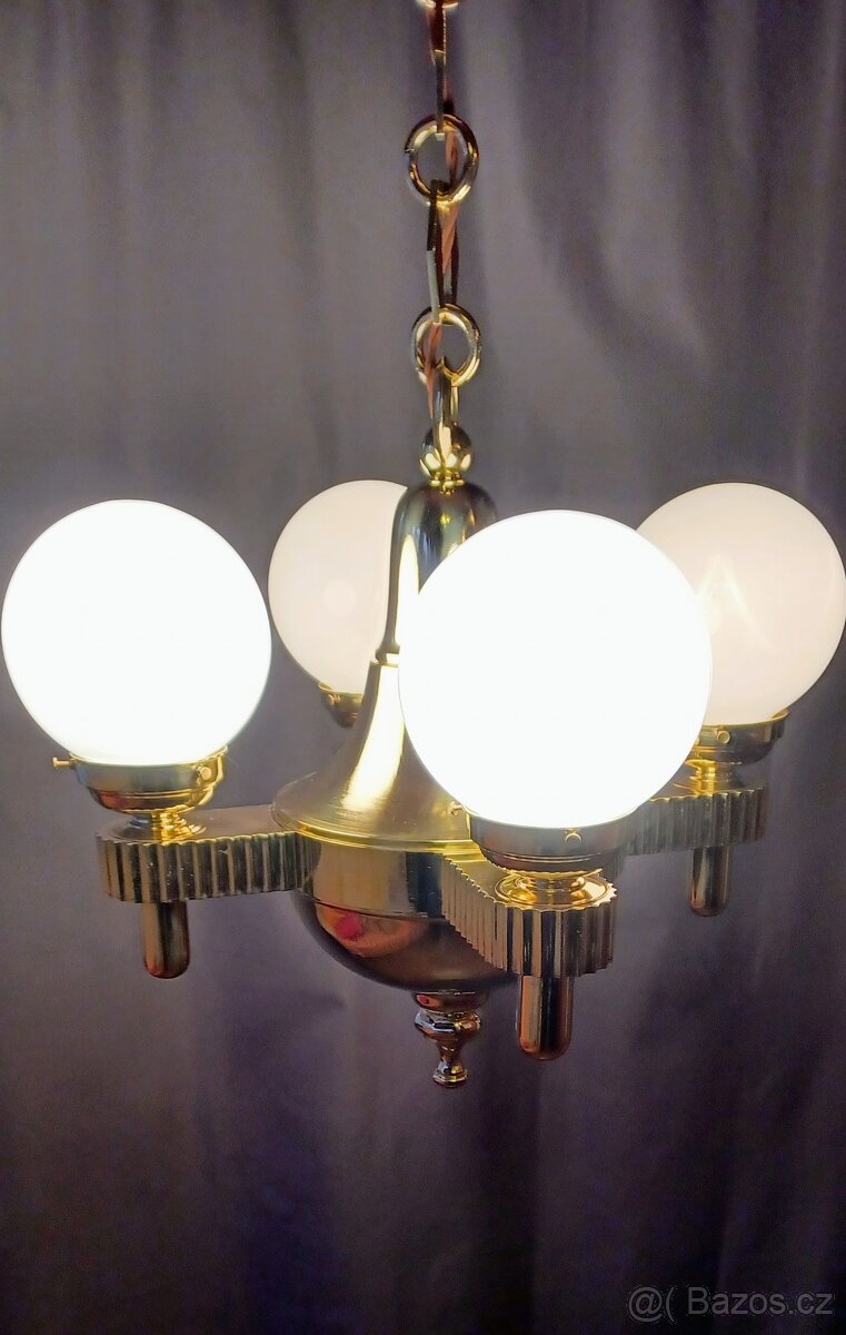 Měšťanský čtyřramenný lustr - 9