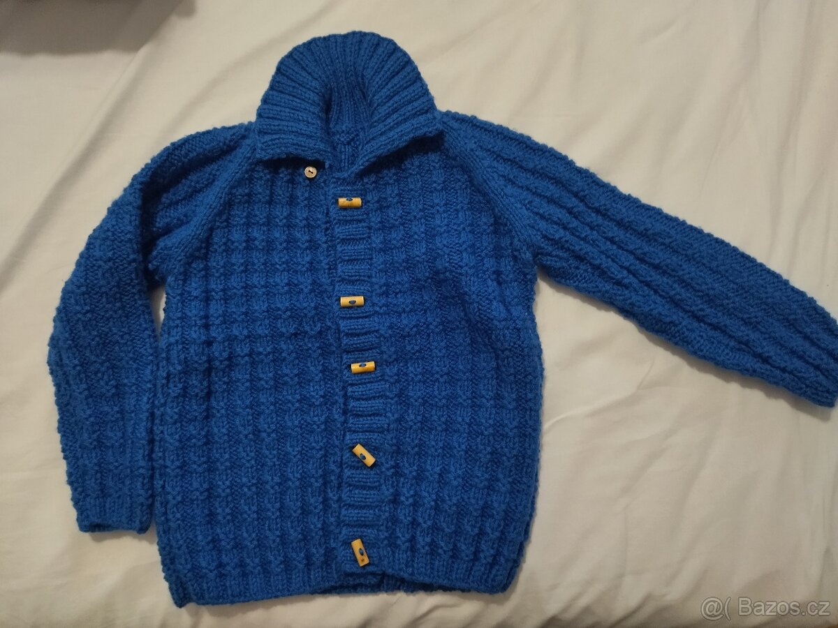 Ručně pletené svetříky vel.98/104 - 9