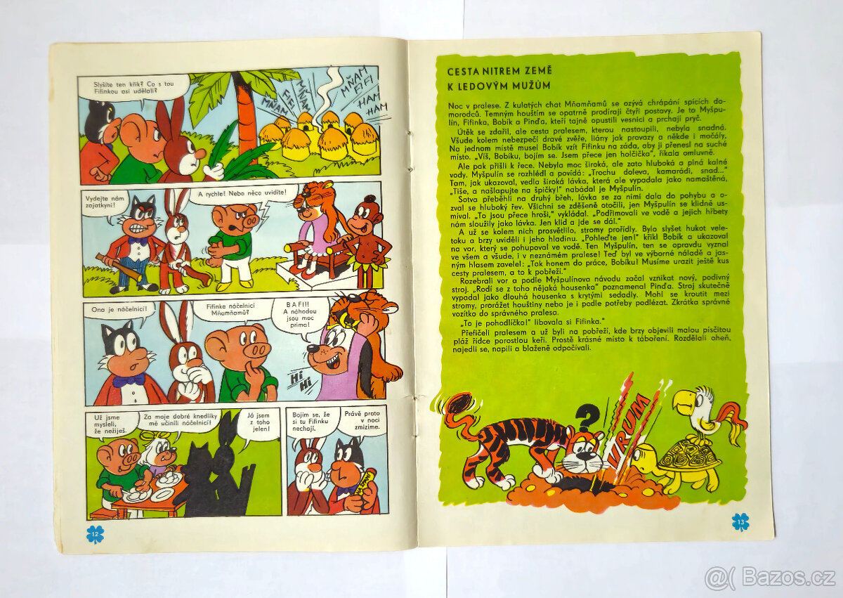 Čtyřlístek č.11 - Letem kulatým světem - Original 1970 - 9