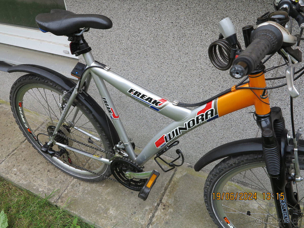 Horské kolo WINORA FREAK velmi zachovalé - 9