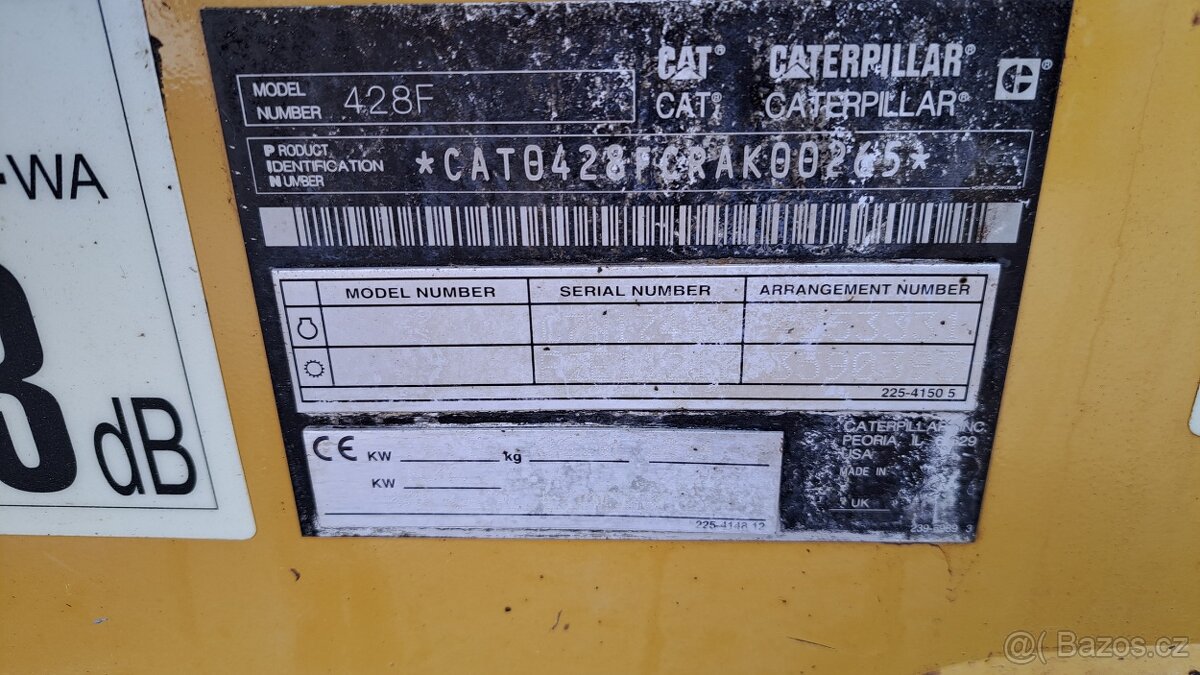 Traktorbagr Caterpillar 428F - 9