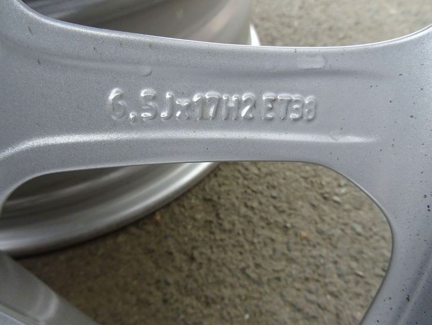 Disky originál Mercedes 17", rozteč 5x112,ET 38, šíře 6,5J - 9
