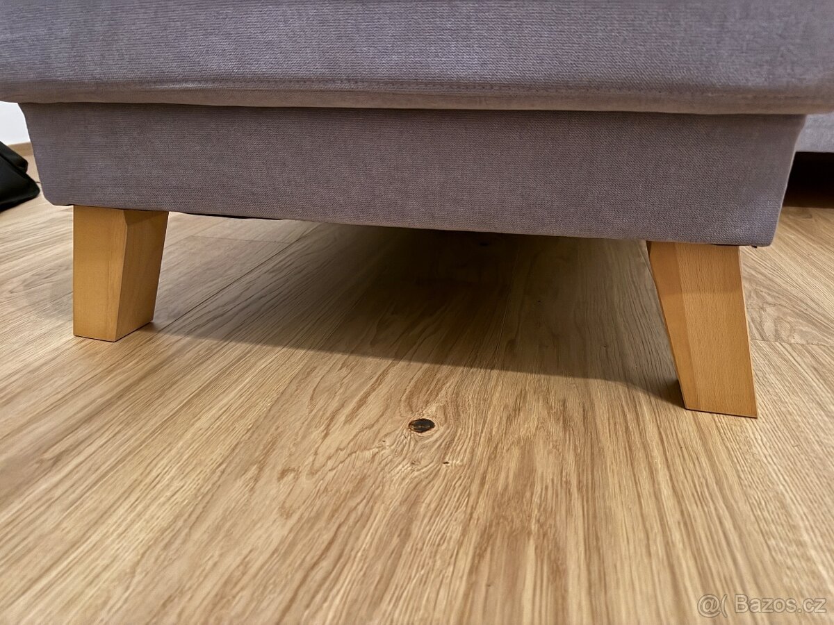 Stylová a praktická šedá rohová pohovka Bobochic Paris - 9