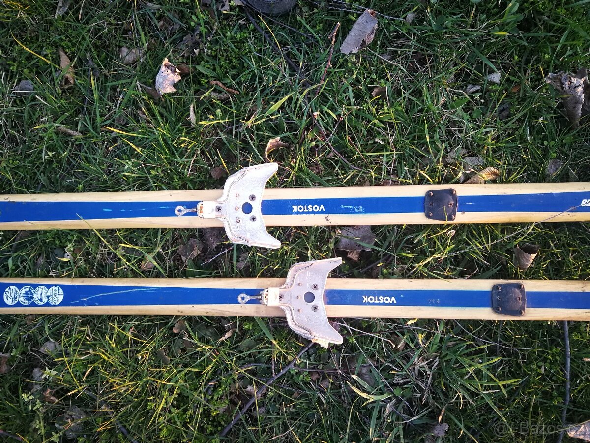 Běžky 180-210cm, hůlky, vázání 75mm Nordic Norm - 9