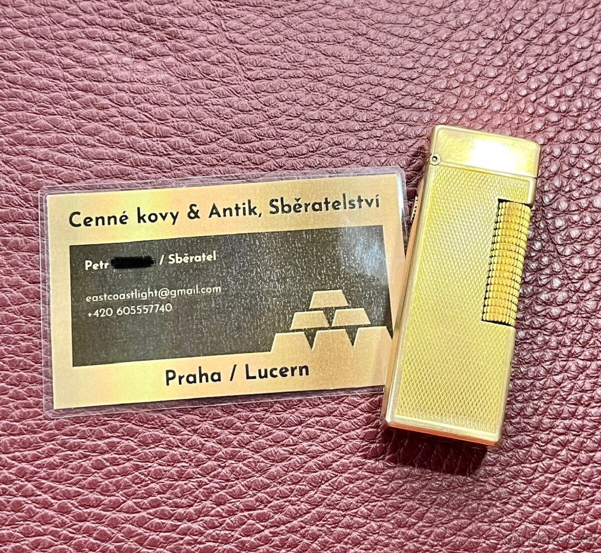 🔥 Dunhill Rollagas Zapalovač 60' léta, vzor Barley 🇨🇭 - 9