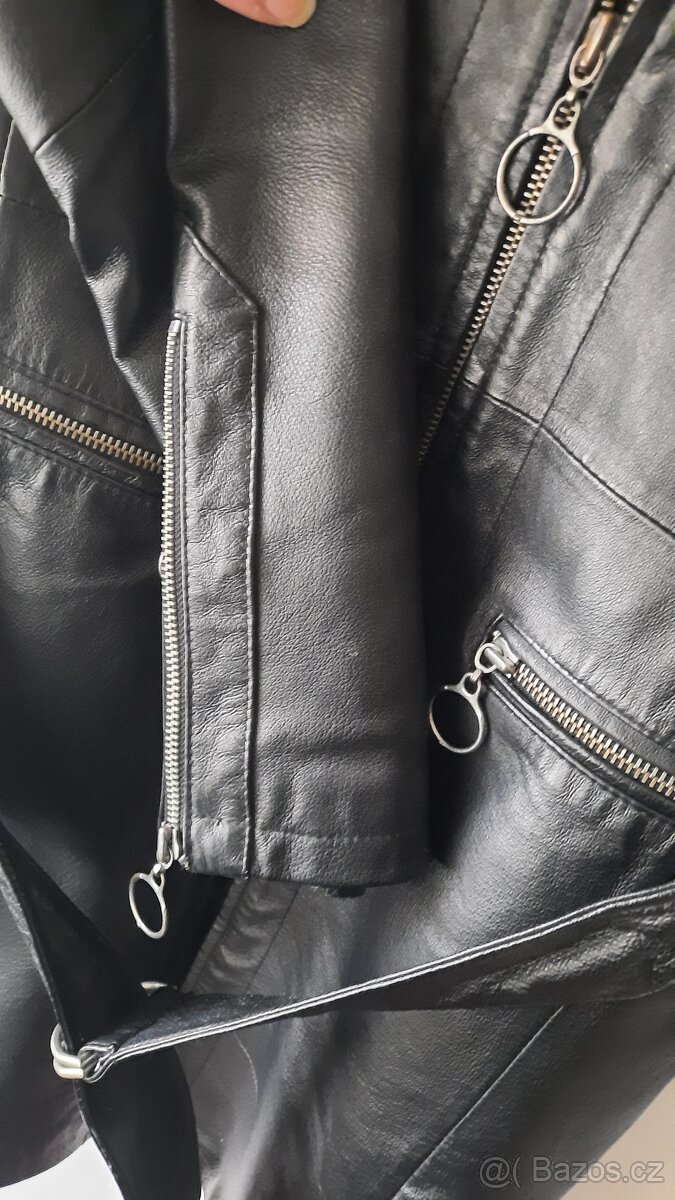 Dámská kožená bunda - 9