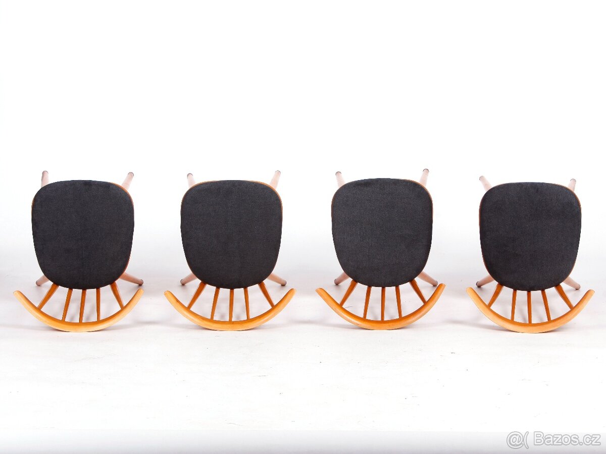 Retro židle TATRA po přečalounění, 4 ks. - 9