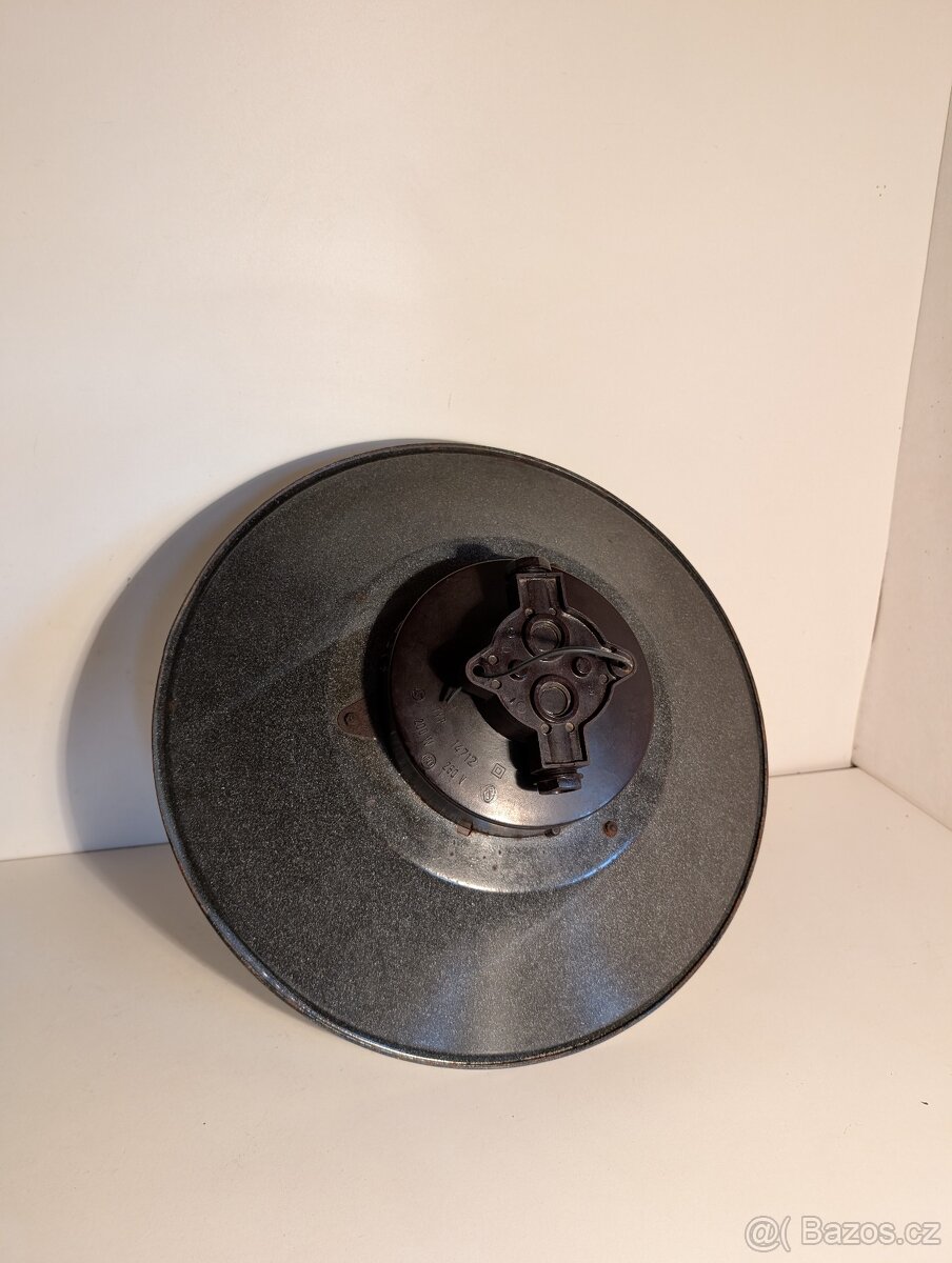 1x velký industriální bakelitový lustr smalt stínidlo až 3ks - 9