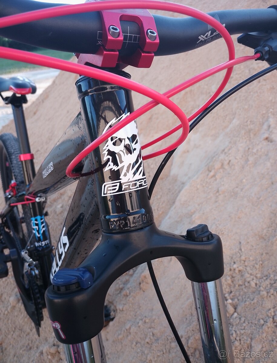 MTB Kellys XS, TOP stav, 26", 3x8 - 9