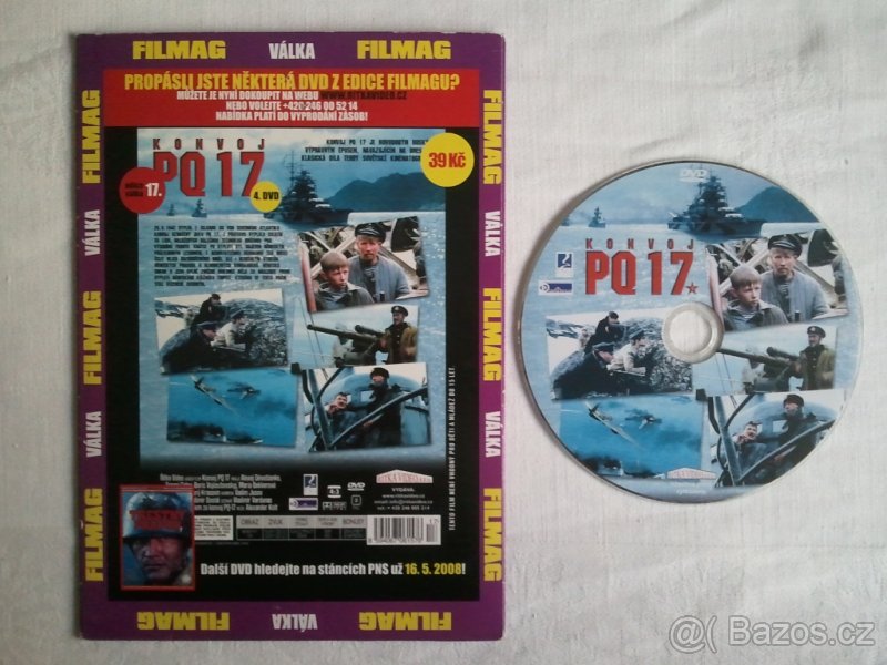 válečný velkofilm KONVOJ PQ17 (4x DVD) - 9