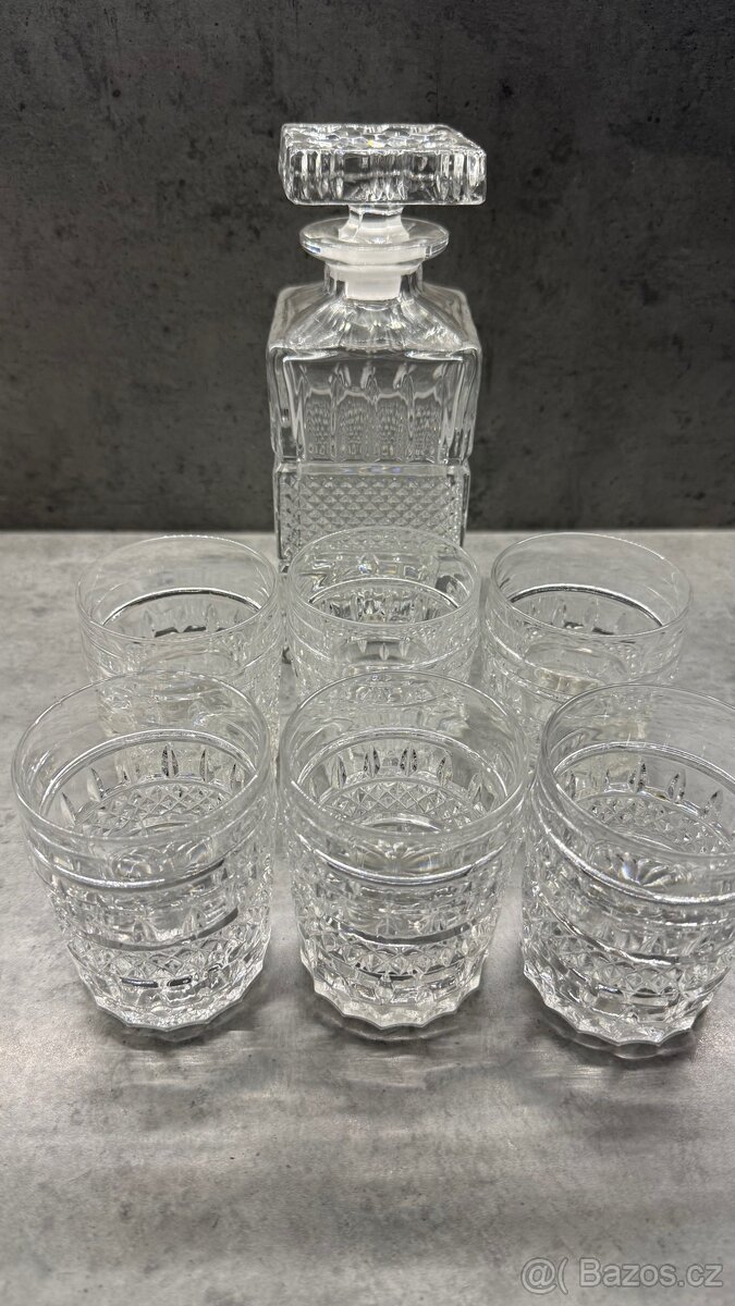 Whisky set - Karafa + 6 sklenic - 9