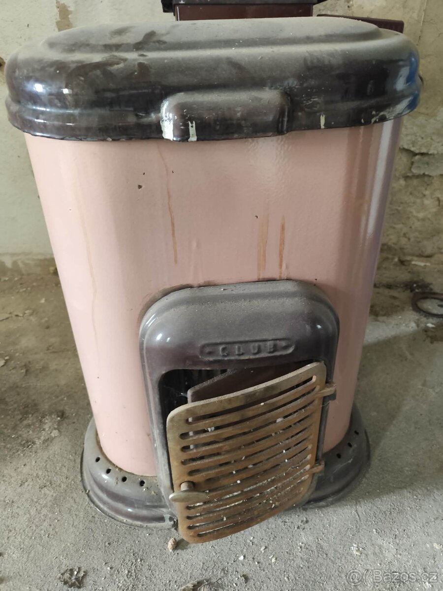retro lednice Calex, stará kamna - 9
